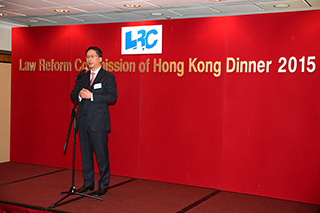 Mr Rimsky Yuen, SC, LRC Chairman delivered welcome address