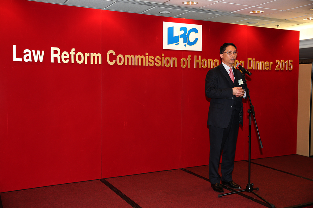 Mr Rimsky Yuen, SC, LRC Chairman delivered welcome address