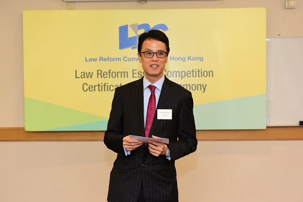 Mr Ludwig Ng, Senior Partner (ONC Lawyers), shared his thoughts on the competition