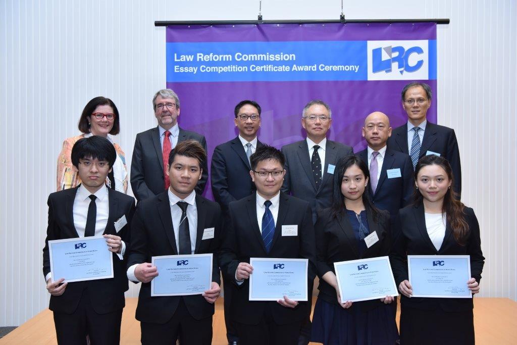 Mr Rimsky Yuen. SC, LRC members and finalists