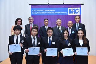 Mr Rimsky Yuen, SC, LRC members and finalists