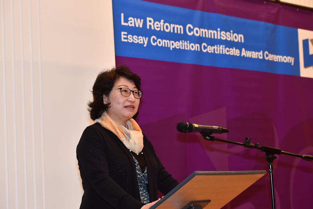 Ms Teresa Cheng, SC, LRC Chairman delivered welcome address